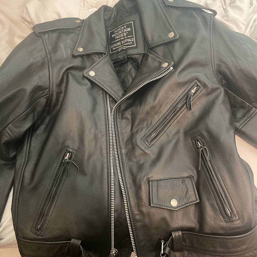 Rare Buffalo Hides Leather Jacket!